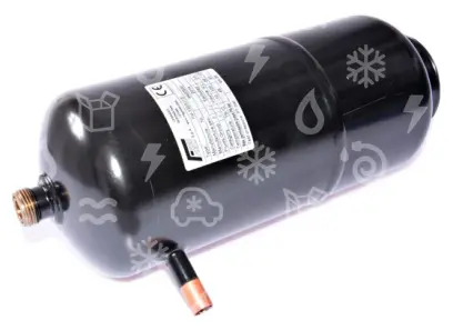 sběrač chladiva, 45 BAR,  3,4 l, vstup 12 mm ODS, výstup 1